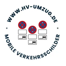Professionelle Umzugsabsperrung für einen Umzug mit Verkehrszeichensicherung und Schilderkontrollen.