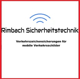 Nicht sichtbare Verkehrszeichensicherungen für mobile Verkehrsschilder und Absperrgitter.